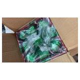 Christmas Decorations, 3-Piece Set, Box Ornaments with Bows, Illuminates Christmas Tree Skirts. Suitable for Indoor, Courtyard, and Outdoor Lawn Decorations.