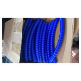 Sratte 12 Pcs Hoop for Detachable Adjustable Hoop Colored Exercise Ring Plastic Circle for Gymnastics Equipment Require Self Assembly (28 Inch,Red,Blue,Yellow)