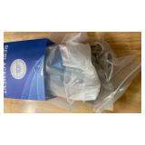 Replacement Full Face CPAP Mask Headgear Set for ResMed Airtouch F20 & Airfit F20, Highlights Optimizest Comfort with Rapid-Resilience Blue Memory Foam - F20 Mask Large Accessories Supplies (No Elbow)