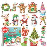 Diamond Painting Advent Calendar 2025 Girls, Adult, Women, 24pcs Diamond Art Keychains by Numbers, DIY Gem Arts and Crafts for Girls Ages 4-8, 8-12