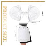 Hercicy Women Petticoat Victorian Dress Bustle Cage Skirt Under Dress Pannier Petticoat for Rococo Victorian Prom Evening(Single,Small) White