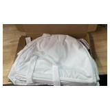 Hercicy Women Petticoat Victorian Dress Bustle Cage Skirt Under Dress Pannier Petticoat for Rococo Victorian Prom Evening(Single,Small) White