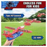 Fuwidvia 3 Pack Airplane Launcher Toys, 13.2