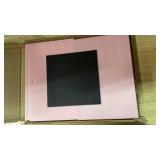 Marbrasse 2 Pack Magnetic File Holder - Paper Holder, Pocket Organizer,Hanging Wall File Organizer Office Supplies Storage, Magazine Mail Organizer Case for Notebooks,Planners,Letter (Pink)