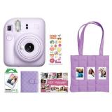 FUJIFILM Instax Mini 12 Holiday Bundle 2025 - Lilac Purple