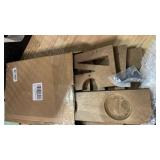 Laundry Detergent Holder,Can Hold 2 Bottles of Laundry Detergent,Holds up to 35 lbs.Wooden,Retro,Honourable (material:plywood)