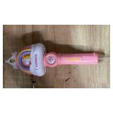 Bubble Wands for Girls Kids, Bubble Machine LED Light Princess Toys with 4 AA Batteries & 2 Solutions, Girl Stuff Outdoor Party Toys for Toddlers, Birthday Gift for 3 4 5 6 7 8 Year Old Girls