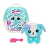 SCRUFFALUVS Blue Surprise Pet, Mystery Plush Toys, Stuffed Animals, Wash to Reveal 1 of 3 Rescue Pets: Puppy, Bunny, or Kitty - Includes 8.7\" Deluxe Pet Carrier - Styles May Vary