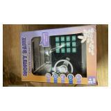 Refasy Piggy Bank Money Safe Password Money Box for Kids Ages 3+, ATM Bank Safe Coin Cash Banks Money Saving Box, Birthday for Boys Girls 3 4 5 6 7 8 9 10 Years Old (Silver)