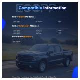 ECCPP Wheel Hub and Bearing Assembly Rear 512438 fit for Buick Encore 2013-2016, for Chevrolet Sonic 2012-2016, for Che 5 Lugs Wheel Bearing Hubs with ABS 1pc