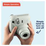 Fujifilm Instax Mini 12 Instant Camera (Pastel Blue) (Renewed)