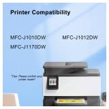 GoToners LC401XL Ink Cartridges Compatible for Brother LC401 Work with Brother MFC-J1010DW MFC-J1012DW MFC-J1170DW Printer (5, Multicolor, XL) (used)