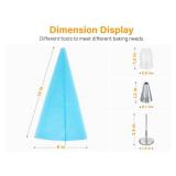 Kootek 42pcs Piping Bags and Tips Set, Cake Decorating Supplies Kits for Baking with 36 Numbered Frosting Icing Tips, 2 Reusable Pastry Bags, Easy Carry Storage Box and Other Baking Tools