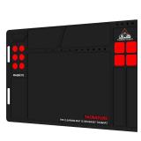 TACNATURS Pistol Gun Cleaning Mat, Magnetic Anti-Slip Rubberized Mat with Organizer Parts Tray