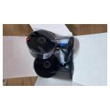 Elelink Indoor Security Camera 2K 3MP, Motion & Sound Detection, Real-Time Alerts, Two-Way Audio, Works with Alexa & Google Assistant, Home Security Camera with 256GB SD & Cloud Storage, Black, 2.4GHz