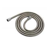 YODEL Shower Hose 96 Inches Extra Long Steel Handheld Shower head Hose with Solid Brass Connector,Chrome