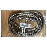 YODEL Shower Hose 96 Inches Extra Long Steel Handheld Shower head Hose with Solid Brass Connector,Chrome