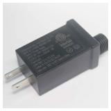 LED Power Supply for String Lights, Autbye Waterproof IP44 Low Voltage Seasonal Use LED Driver Transformer, Mini Wall Mount US Plug LED Adapter (6V1A)