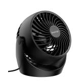 Gaiatop Desk Fan, 5-Inch Portable Electric Table Desktop Air Circulator Fans, Small but Powerful with 3 Speed 360Â° Adjustable Tilt for Cooling Home Dorm Office Bedroom Bathroom Kitchen, Black