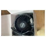 Gaiatop Desk Fan, 5-Inch Portable Electric Table Desktop Air Circulator Fans, Small but Powerful with 3 Speed 360Â° Adjustable Tilt for Cooling Home Dorm Office Bedroom Bathroom Kitchen, Black