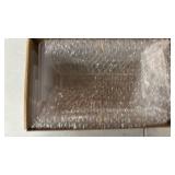 OVNTHYK Acrylic Risers 8 Pcs â Clear Rectangular Display for Perfume Organizer, Figures, Jewelry, Dessert Table & Cupcake, 4 Sizes (7\", 8\", 9\")