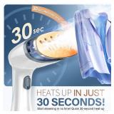 Steamer for Clothes, 1800W Fast Heat-up Clothes Steamer Handheld Garment Steamer with 3 Steam Settings, 380ml Water Tank, 9.8