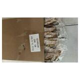 Suncalla 8 Pcs Velvet Christmas Glitter Poinsettia Flowers 12