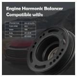 594-449 Engine Harmonic Balancer Crankshaft Pulley Compatible with Chevrolet Cruze 2012-2016, Cruze Limited 2016, Sonic 2012-2018, Trax 2013-2020, Estate 1969, DOHC L4 1.6L 1.8L V8 6.5L