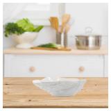 Ceramic Serving Bowl Oyster Shells Decorative Bowl Ceramic Tasting Dishes Soup Bowl 8 inch