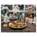 Old-Timey Christmas Potpourri Bowl Filler, Decorative Christmas Vase Filler Decor with Cinnamon Sticks, Star Anise, Cloves, Dried Orange Slices, Pine Cones, Red Berry, Vase Filler for Hostess