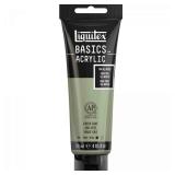 Liquitex BASICS Acrylic Paint, 118ml (4-oz) Tube, Green Gray