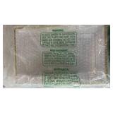 Mint Living - Elegant Plastic Serving Tray & Platter Set (6pk) - White & Gold Rim Disposable Serving Trays & Platters for Food - Weddings, Upscale Parties, Dessert Table, Cupcakes - 8 x 12.85 inches