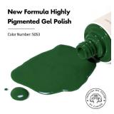 VENALISA Emerald Green Gel Nail Polish, 1 Pcs Dark Green Gel Polish Color High Gloss Soak Off U V Nail Manicure Salon and DIY at Home Gifts for Women