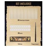 Bomivix 20pcs Halloween Decorations Flameless LED Floating Candles with Magic Wand Remote - Floating Hanging Home Decorations for a Spooky Atmosphere-Perfect for Festive Home Display