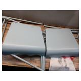 Set of 2 24" Wavy Metal Counter Height Barstool Blue - Room Essentials - Retail: $100