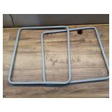 Set of 2 24" Wavy Metal Counter Height Barstool Blue - Room Essentials - Retail: $100