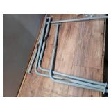 Set of 2 24" Wavy Metal Counter Height Barstool Blue - Room Essentials - Retail: $100