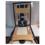 BestMassage Adjustable 2 Folding Portable Massage Table W/ Carry Case  Black - Retail: $85