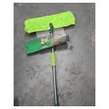 Pine-Sol Telescopic Microfiber Dust Mop  Dry & Wet Mopping for Cleaning Hardwood Floors, Tile, Laminate| Swivel Sweeper with Washable Pad and Extendable Metal Handle