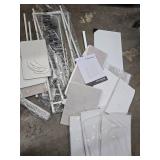 SONGMICS Dresser for Bedroom, Chest of Drawers, Steel, MDF, 8 Non-Woven Fabric Drawers, Storage Organizer Unit, Closet, Entryway, Cloud White and Snow White ULGS124W01S