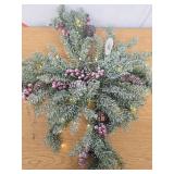 32 in. Snowy Dunhill Fir Bethlehem Star with Battery Operated LED Lights