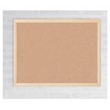 Wood Style Frame 17" x 23" Cork Board