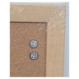 Wood Style Frame 17" x 23" Cork Board