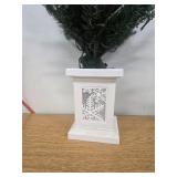 3 Ft Pre-Lit Christmas Tree, Artificial Christmas Trees with Lighting, Xmas Trees with 78 Led Lights, Christmas Decoration for Home, Office, Easy Assembly - Retail: $52