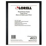 Lorell Wide Frame 18  x 24  Frame Size - Rectangle - Horizontal  Vertical - 1 Each - Wood - Black