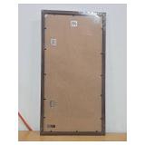 Americanflat 11x22 Newspaper Frame with Polished Plexiglass - Display for Assorted Media Articles - Signature Collection - Modern Picture Frame for Wall Display - Walnut