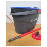 O-Cedar RinseClean Deep Clean Spin Mop  Bucket System Multi-Colored (No Mop Head)