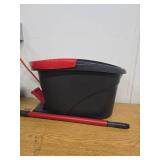 O-Cedar EasyWring Deep Clean Microfiber Spin Mop with Bucket System and 1 Extra Mop Head Refill (Missing Parts) - Retail: $59