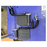 Medline Ultra Lightweight Transport Wheelchair for Adults  Foldable  19-Inch Seat Width  Black - Retail: $50