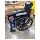 Drive Transport/WheelchairWheelchairs K1 Product Description: BlueStreak18\"D/L FlipBackArms,SwgFt,1/cs - Retail: $128